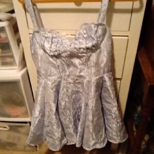 Light Blue Sleeveless Dress